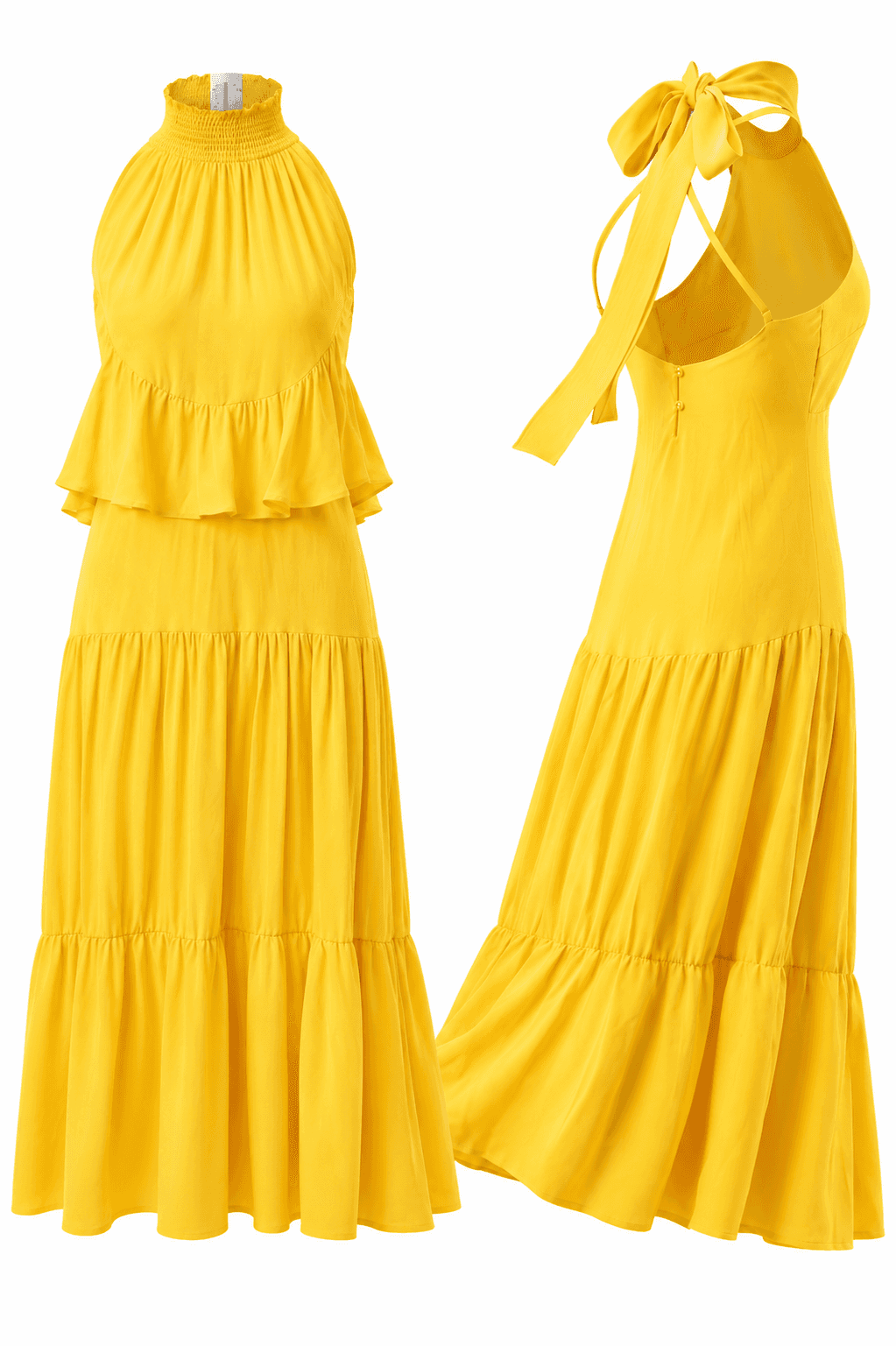 One dress, worn twice, made new each time