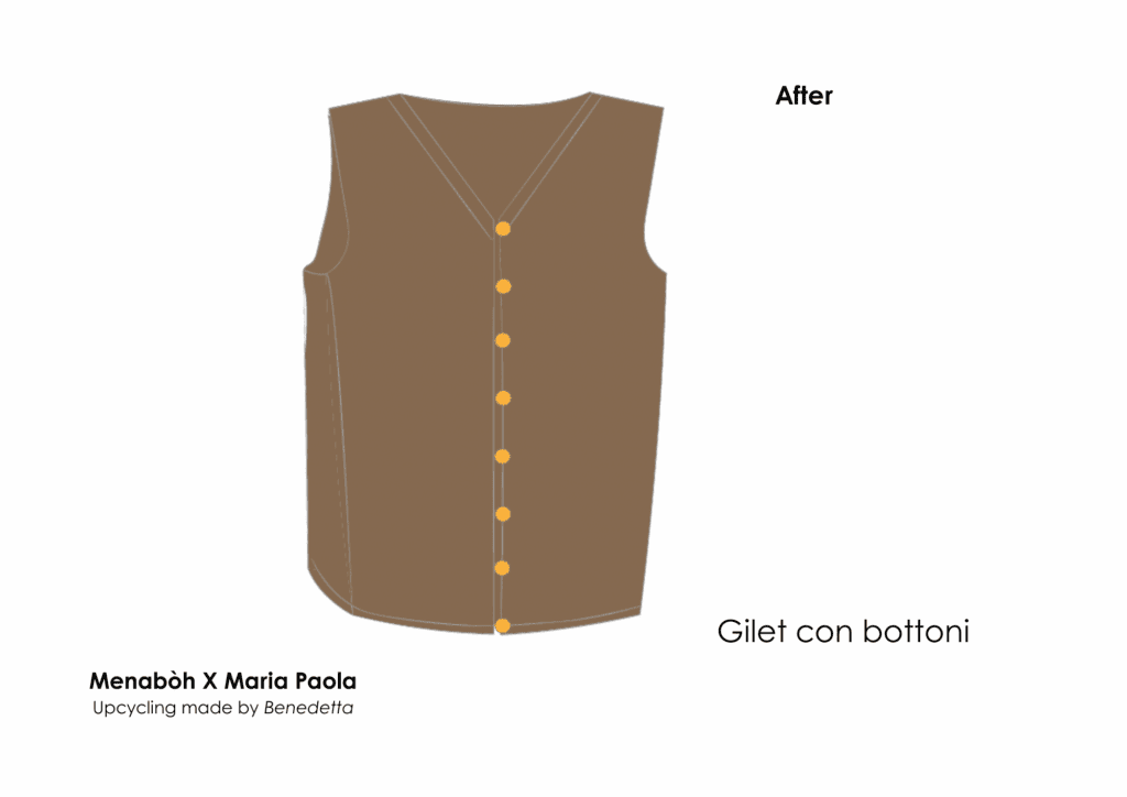 Gilet Beige X MariaPaola Proposta#1