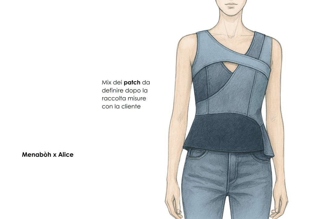 Top in Denim X Alice Proposta#4