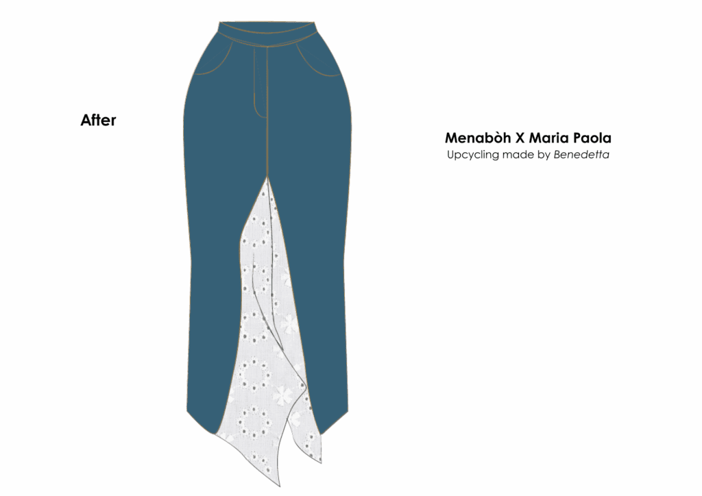 Gonna in Denim X MariaPaola Proposta#1