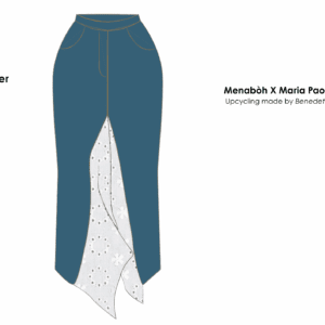 Gonna in Denim X MariaPaola Proposta#1