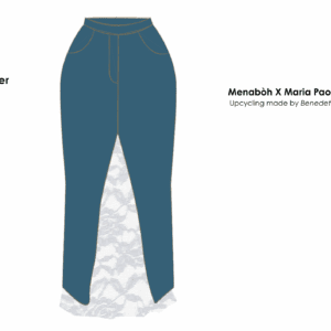 Gonna in Denim X MariaPaola Proposta#2