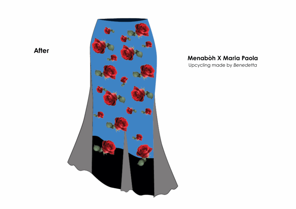 Gonna con fiori X MariaPaola Proposta#1