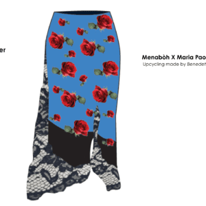 Gonna con fiori X MariaPaola Proposta#2